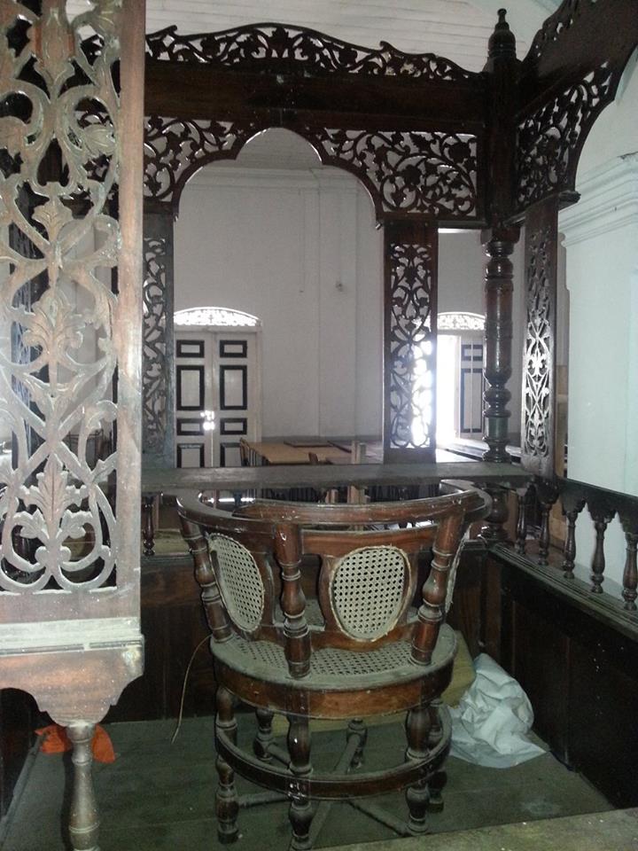 The inside view of Dharma Salava of Kalutara asokaramaya temple 