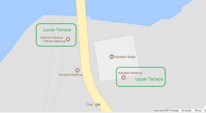 locations of the kalutara bodhiya